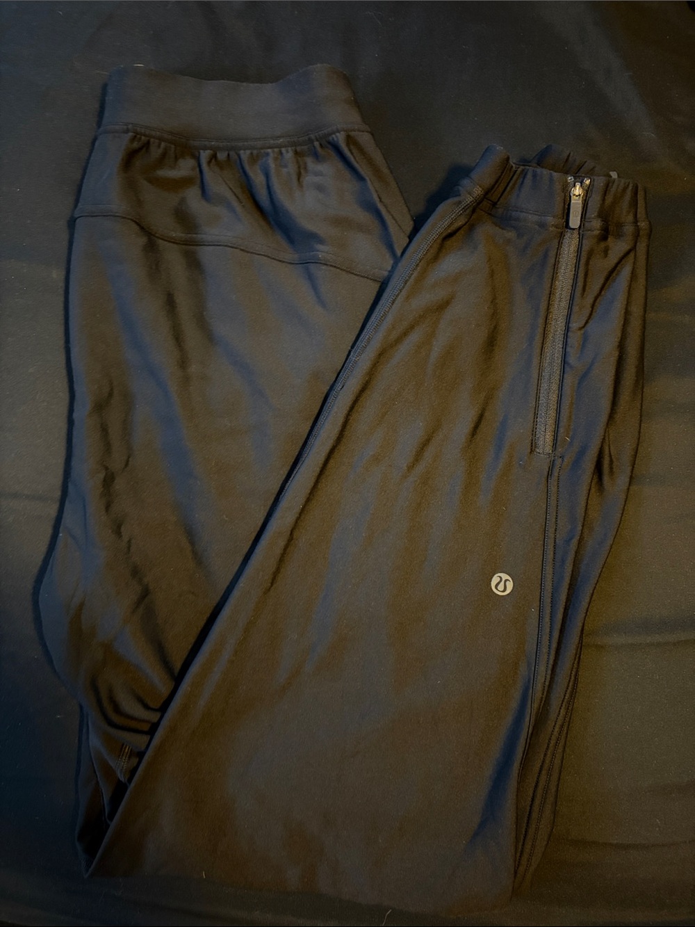 lululemon athletica Women’s Black Performance Joggers with Zip Pocket